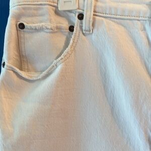Abercrombie white jeans size 14